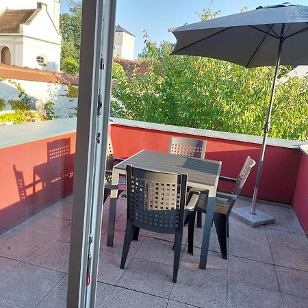Pension Am Kirchberg Wehringen ภายนอก รูปภาพ